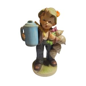 Large Goebel Hummel Figurine - For Father 10" German boy with stein and veggies